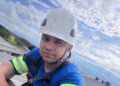 Robert Batista Carvalho Cozenço, de 28 anos, trabalhava como eletricista e sofreu o acidente durante o expediente em uma fábrica da Macuco, em Quissamã. Reprodução