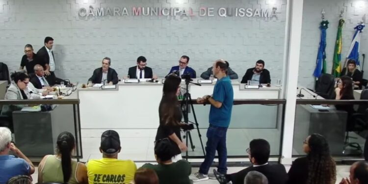 Vereadores de Quissamã decidem chapa que ocupará mesa diretora no biênio 2027-2028. Reprodução / YouTube