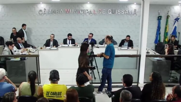 Vereadores de Quissamã decidem chapa que ocupará mesa diretora no biênio 2027-2028. Reprodução / YouTube