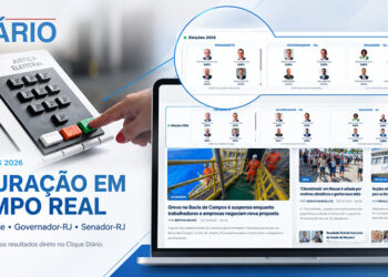 Clique Diário passa a disponibilizar, na parte superior da página, sistema de acompanhamento da apuração das Eleições 2026 em tempo real, com resultados por cargo, estado e município e atualização automática dos dados oficiais